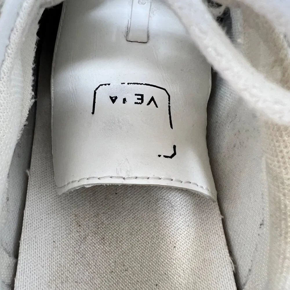 Veja Women's Campo Leather Sneakers, White Size 10